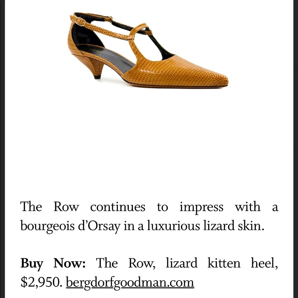Bourgeoisie Salome Lizard Pump